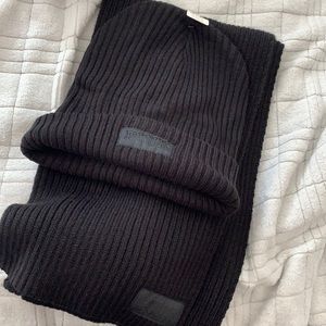 New PINK scarf with beanie comes as a set